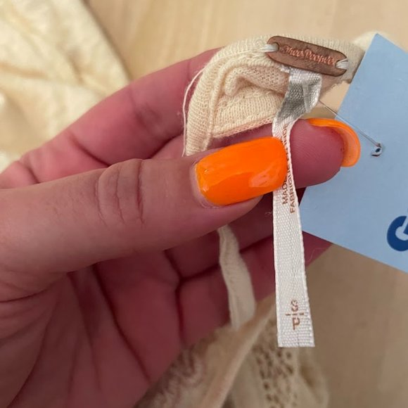 NWT Free People Fast Times Cold Shoulder Blouse size Small - Picture 5 of 8